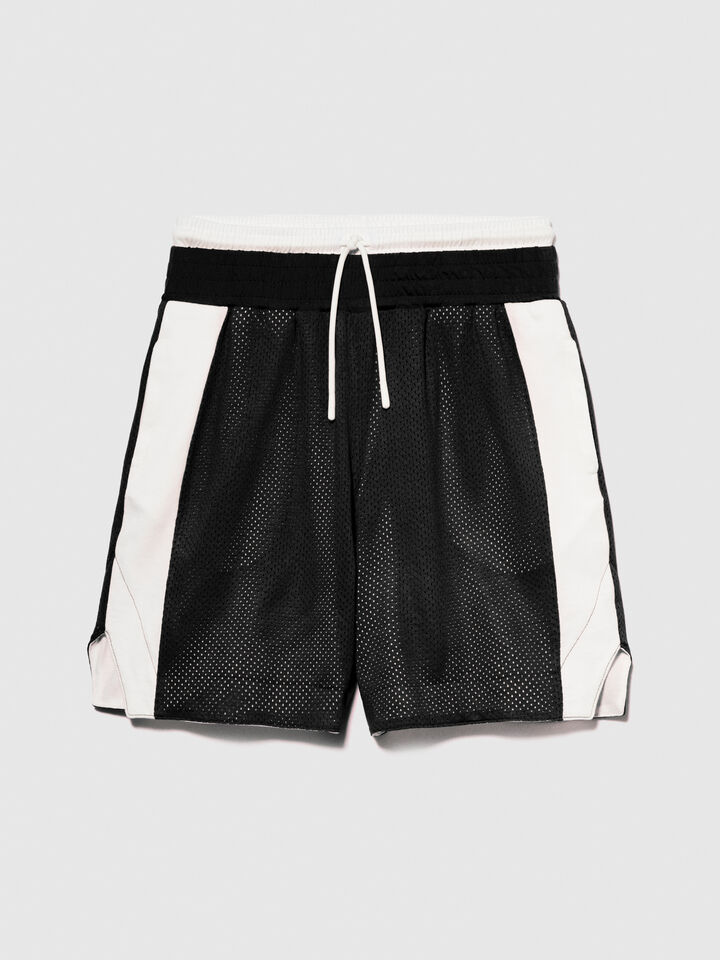 Sporty bermudas - boys' bermudas - Black | Sisley Young image number 1